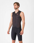 CASTELLI Salopetă de ciclism - FREE SANREMO 3 - negru