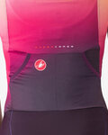 CASTELLI Salopetă de ciclism - FREE SANREMO 3 - roz/bordo
