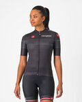 CASTELLI Tricou de ciclism cu mânecă scurtă - #GIRO107 COMPETIZIONE W - negru