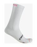 CASTELLI Șosete clasice de ciclism - GIRO D'ITALIA 18 - alb