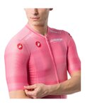 CASTELLI Tricou de ciclism cu mânecă scurtă - GIRO109 COMPETIZIONE 4 - roz