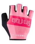 CASTELLI Mănuși de ciclism fără degete - GIRO 3 - roz