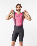 CASTELLI Pantaloni scurți de ciclism cu bretele - GIRO TROFEO 2 - gri