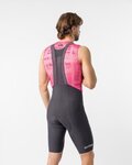 CASTELLI Pantaloni scurți de ciclism cu bretele - GIRO TROFEO 2 - gri