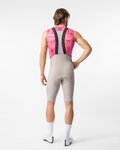 CASTELLI Pantaloni scurți de ciclism cu bretele - GIRO TROFEO 2 - bej