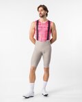 CASTELLI Pantaloni scurți de ciclism cu bretele - GIRO TROFEO 2 - bej