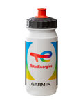 TACX Sticlă de apă pentru ciclism - TOTAL ENERGIES 2025 - alb/multicolor