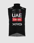 PISSEI Vestă de ciclism - UAE TEAM EMIRATES - XRG 2025 OFFICIAL WATERPROOF - negru