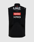 PISSEI Vestă de ciclism - UAE TEAM EMIRATES - XRG 2025 OFFICIAL WATERPROOF - negru