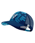 COMPRESSPORT Șapcă de ciclism - TRUCKER CAP - albastru
