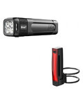 KNOG set de lumini - BLINDER PRO 700/PLUS 20 - negru/roșu