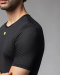 ALÉ Tricou de ciclism cu mânecă scurtă - VELO ACTIVE INTIMO - negru