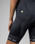 ALÉ Pantaloni scurți de ciclism cu bretele - STRADA 2.0 PR-E - negru/alb