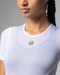 ALÉ Tricou de ciclism cu mânecă scurtă - VELO ACTIVE INTIMO - alb
