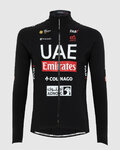 PISSEI Jachetă termoizolantă de ciclism - UAE TEAM EMIRATES 2024 - negru
