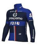 ALÉ Jachetă termoizolantă de ciclism - GROUPAMA FDJ 2025 WINTER - albastru