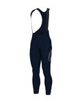 ALÉ Pantaloni de ciclism lungi cu bretele - BAHRAIN VICTORIOUS 2026 - albastru