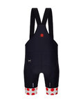 SANTINI Pantaloni scurți de ciclism cu bretele - TOUR DE FRANCE - BIB SHORTS - negru