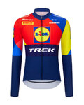 SANTINI Tricou de cilism pentru iarnă cu mânecă lungă - LIDL TREK 2025 - multicolor