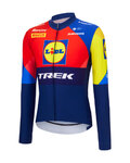 SANTINI Tricou de cilism pentru iarnă cu mânecă lungă - LIDL TREK 2025 - multicolor
