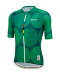 SANTINI Tricou de ciclism cu mânecă scurtă - UCI COLORADO 1986 - verde