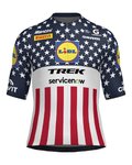 SANTINI Tricou de ciclism cu mânecă scurtă - LIDL TREK 2026 NATIONAL CHAMPION US