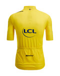 SANTINI Tricou de ciclism cu mânecă scurtă - TOUR DE FRANCE - YELLOW JERSEY - galben