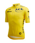 SANTINI Tricou de ciclism cu mânecă scurtă - TOUR DE FRANCE - YELLOW JERSEY - galben