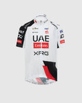 PISSEI Tricou de ciclism cu mânecă scurtă - UAE TEAM EMIRATES - XRG 2026 REPLICA JUNIOR - alb/negru/roșu