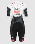 PISSEI Salopetă de ciclism - UAE TEAM EMIRATES 2025 ROAD - negru/alb