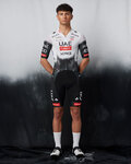 PISSEI Salopetă de ciclism - UAE TEAM EMIRATES 2025 ROAD - negru/alb