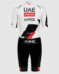 PISSEI Salopetă de ciclism - UAE TEAM EMIRATES - XRG 2026 - negru/alb