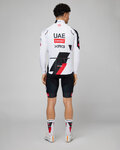 PISSEI Tricou de ciclism cu mânecă lungă de vară - UAE TEAM EMIRATES - XRG 2026 REPLICA - alb/roșu/negru