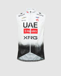 PISSEI Vestă de ciclism - UAE TEAM EMIRATES 2025 - alb/negru