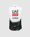 PISSEI Vestă de ciclism - UAE TEAM EMIRATES 2025 - alb/negru