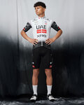PISSEI Vestă de ciclism - UAE TEAM EMIRATES 2025 - alb/negru