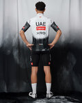 PISSEI Vestă de ciclism - UAE TEAM EMIRATES 2025 - alb/negru