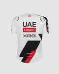 PISSEI Tricou de ciclism cu mânecă scurtă - UAE TEAM EMIRATES - XRG 2026  - alb/negru/roșu