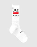 PISSEI Șosete clasice de ciclism - UAE TEAM EMIRATES 2025 - alb