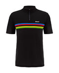SANTINI Tricou de ciclism cu mânecă scurtă - UCI WORLD CHAMPION - negru