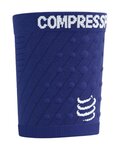 COMPRESSPORT brăţara împotriva transpiraţiei - RACING SWEATBANDS - albastru