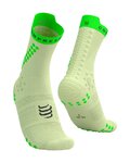 COMPRESSPORT Șosete clasice de ciclism - PRO RACING SOCKS V4.0 TRAIL - verde