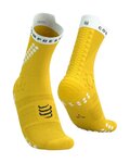 COMPRESSPORT Șosete clasice de ciclism - PRO RACING SOCKS V4.0 TRAIL - galben