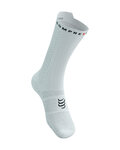 COMPRESSPORT Șosete clasice de ciclism - PRO RACING V4.0 BIKE - alb
