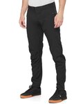 100% SPEEDLAB Pantaloni de ciclism lungi fără bretele - AIRMATIC - negru