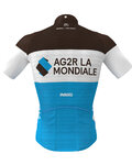 ROSTI Tricou de ciclism cu mânecă scurtă - AG2R 2019  - albastru/alb/maro