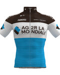 ROSTI Tricou de ciclism cu mânecă scurtă - AG2R 2019  - albastru/alb/maro