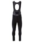 AGU Pantaloni de ciclism lungi cu bretele - PRIME ESSENTIAL III - negru