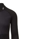 AGU Tricou de ciclism cu mânecă lungă - WINTER WIND BREAKER - negru