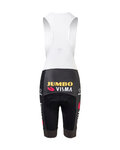 AGU Pantaloni scurți de ciclism cu bretele - JUMBO-VISMA '21 LADY - negru